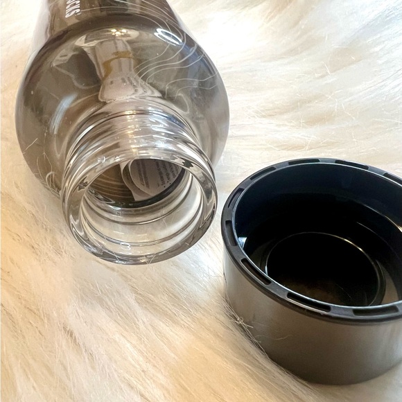 Starbucks Clear and Black Tumbler. New with tags - Picture 5 of 5